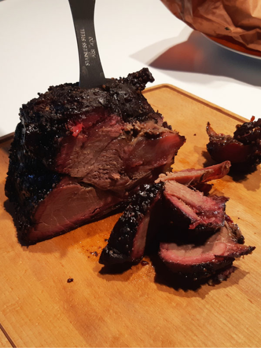 Paleron façon brisket French Smoker